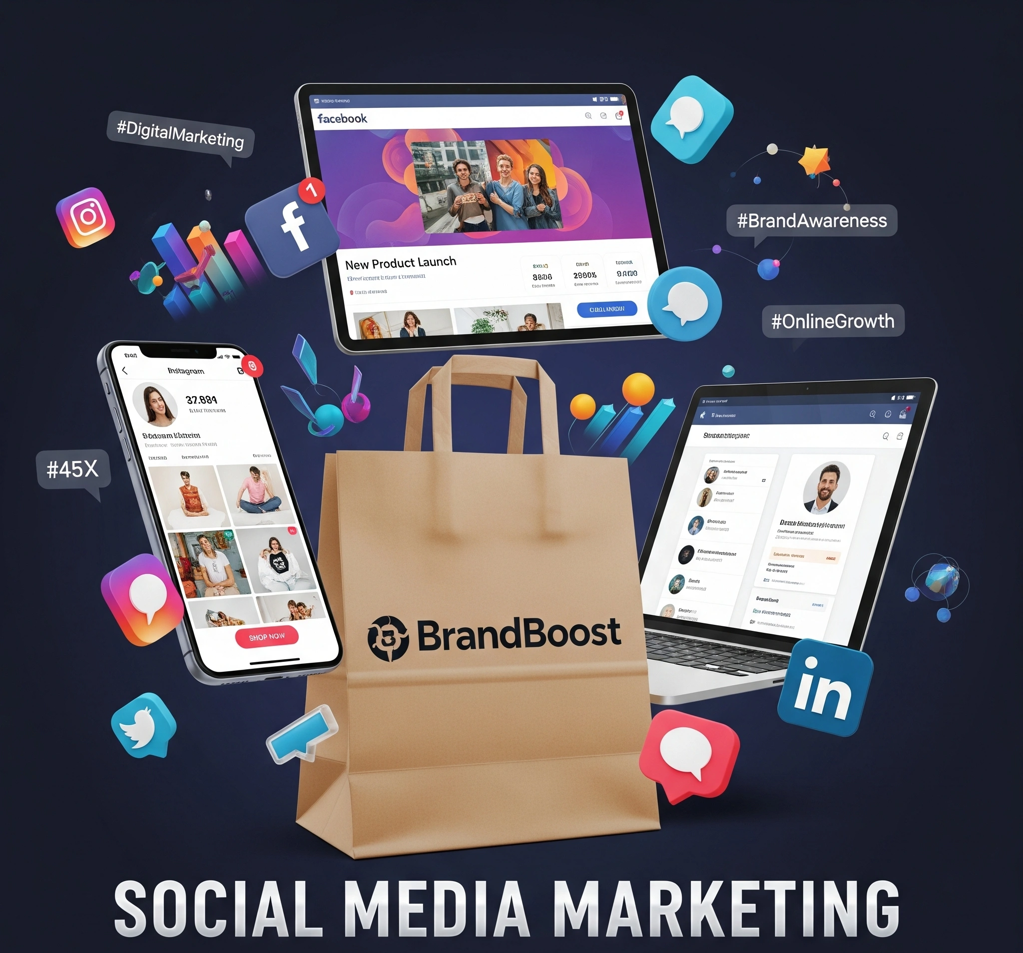 Digital Marketing Mockup